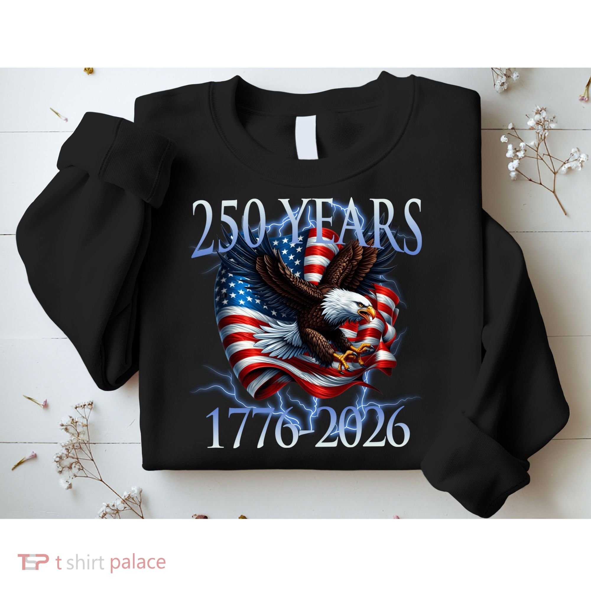 Eagle American Flag 250 Years 1776-2026 250th Birthday America Sweatshirt