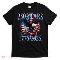 Eagle American Flag 250 Years 1776-2026 250th Birthday America T-Shirt thumb 0