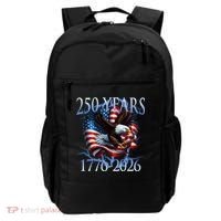 Eagle American Flag 250 Years 1776-2026 250th Birthday America Backpack thumb 0