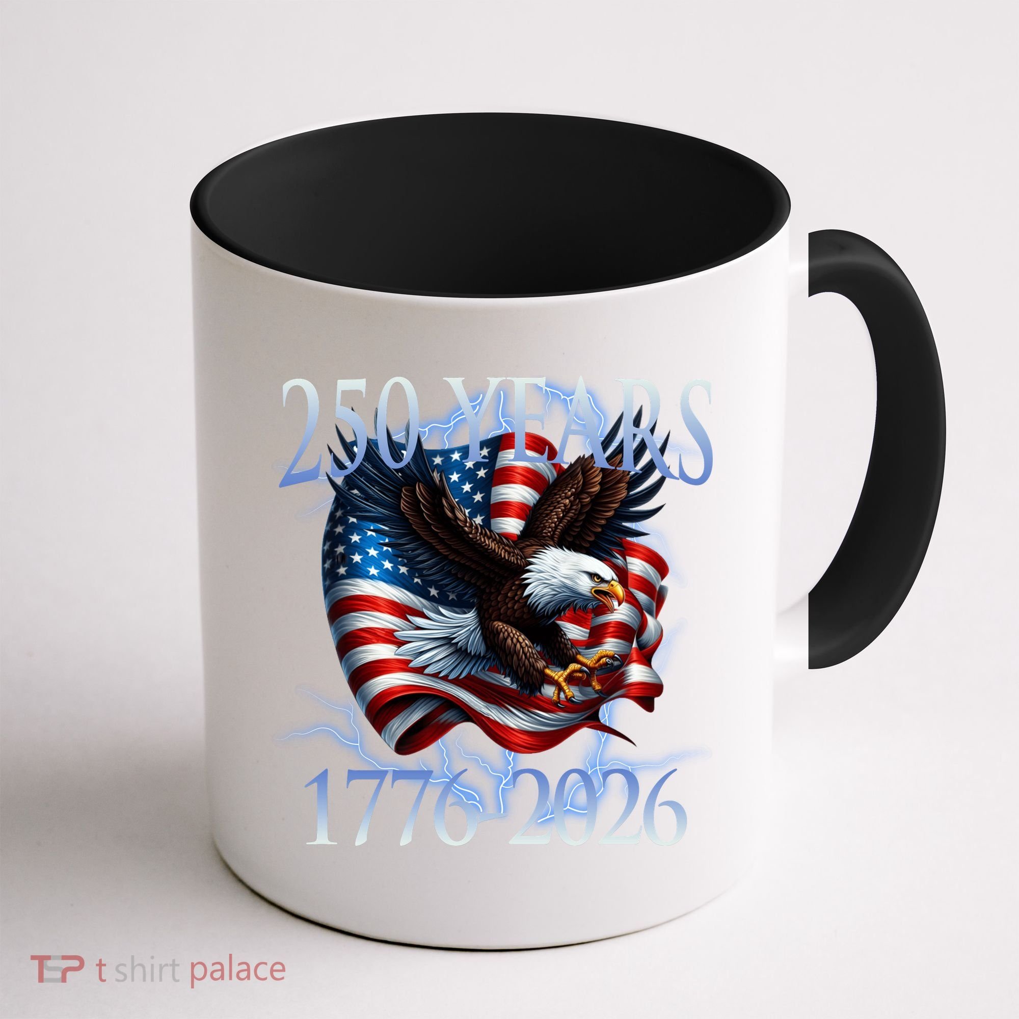 Eagle American Flag 250 Years 1776-2026 250th Birthday America Coffee Mug
