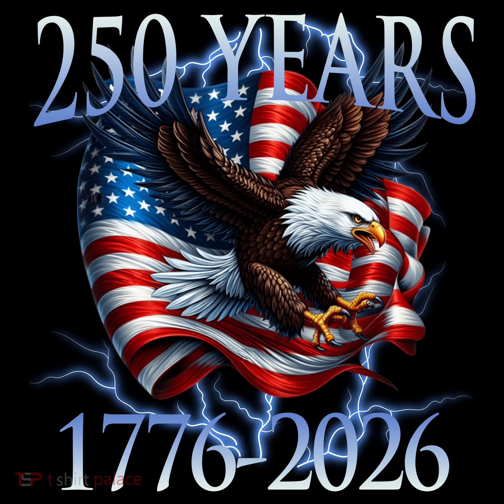 Eagle American Flag 250 Years 1776-2026 250th Birthday America Coffee Mug