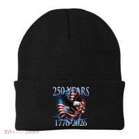 Eagle American Flag 250 Years 1776-2026 250th Birthday America Beanie thumb 0