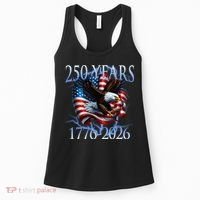 Eagle American Flag 250 Years 1776-2026 250th Birthday America Women's Tank Top thumb 0