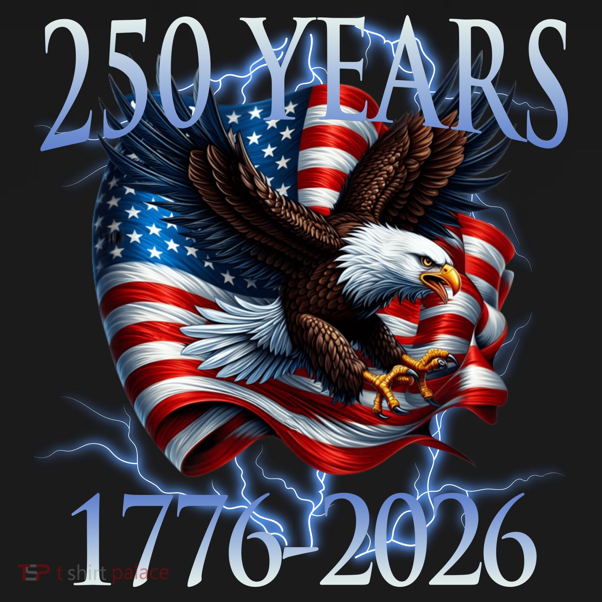 Eagle American Flag 250 Years 1776-2026 250th Birthday America Women's Tank Top