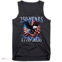 Eagle American Flag 250 Years 1776-2026 250th Birthday America Tank Top thumb 0