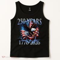Eagle American Flag 250 Years 1776-2026 250th Birthday America Tank Top thumb 2