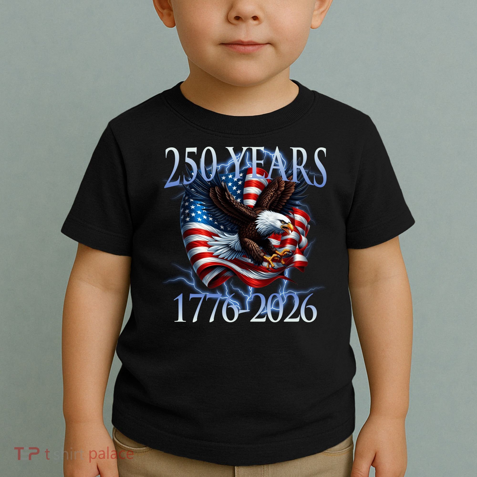 Eagle American Flag 250 Years 1776-2026 250th Birthday America Toddler T-Shirt