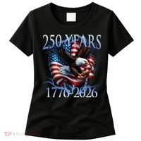 Eagle American Flag 250 Years 1776-2026 250th Birthday America Women's T-Shirt thumb 0