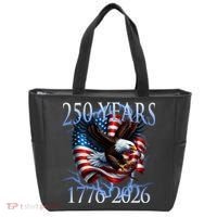 Eagle American Flag 250 Years 1776-2026 250th Birthday America Tote Bag thumb 0