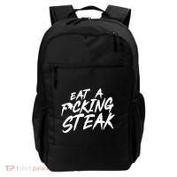 Eat A Fucking Steak Backpack thumb 0