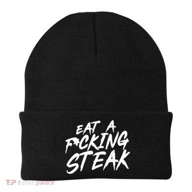 Eat A Fucking Steak Beanie