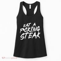 Eat A Fucking Steak Women's Tank Top thumb 0