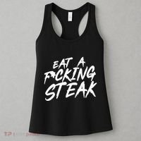 Eat A Fucking Steak Women's Tank Top thumb 3