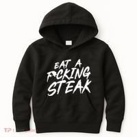 Eat A Fucking Steak Kids Hoodie thumb 0