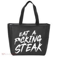 Eat A Fucking Steak Tote Bag thumb 0