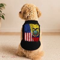 Ecuadorian American Flag Half USA Ecuador Root Proud Doggie Tank thumb 2