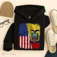 Ecuadorian American Flag Half USA Ecuador Root Proud Hoodie thumb 4