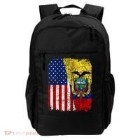 Ecuadorian American Flag Half USA Ecuador Root Proud Backpack thumb 0