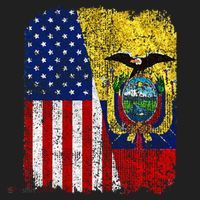 Ecuadorian American Flag Half USA Ecuador Root Proud Beanie thumb 2