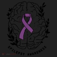 Epilepsy Awareness For Epilepsy Warrior Purple Ribbon Neurodiversity Women's Sweatshirt thumb 2