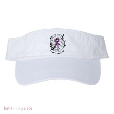Epilepsy Awareness For Epilepsy Warrior Purple Ribbon Neurodiversity Visor