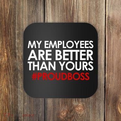 Employee Appreciation Gifts Funny Boss Gift Coaster