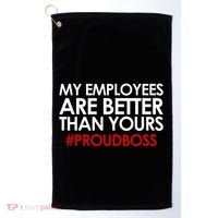 Employee Appreciation Gifts Funny Boss Gift Golf Towel thumb 0