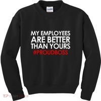 Employee Appreciation Gifts Funny Boss Gift Kids Sweatshirt thumb 0