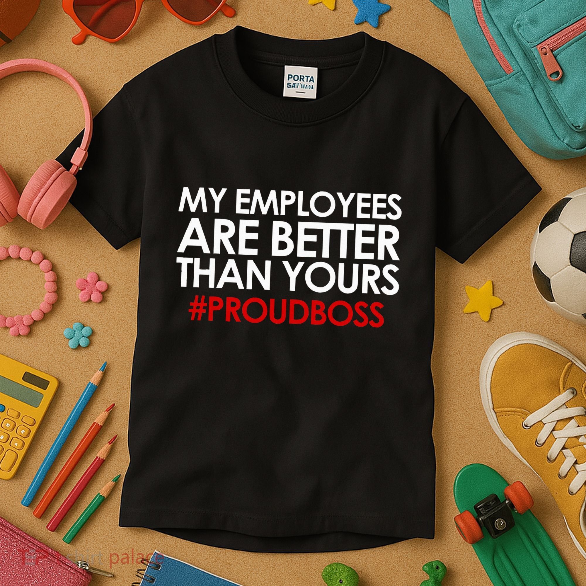 Employee Appreciation Gifts Funny Boss Gift Kids T-Shirt