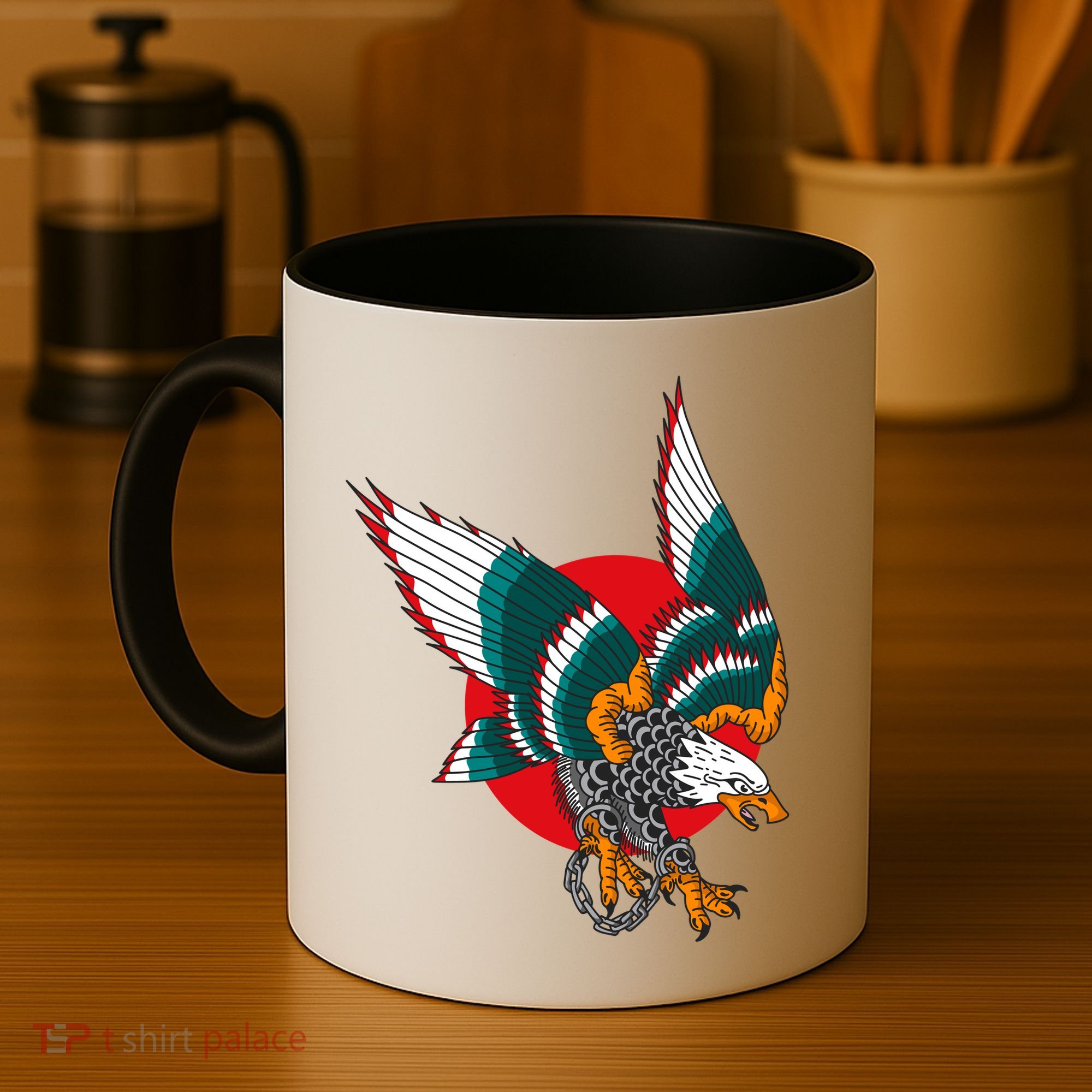 Eagle Handcuffs Coffee Mug