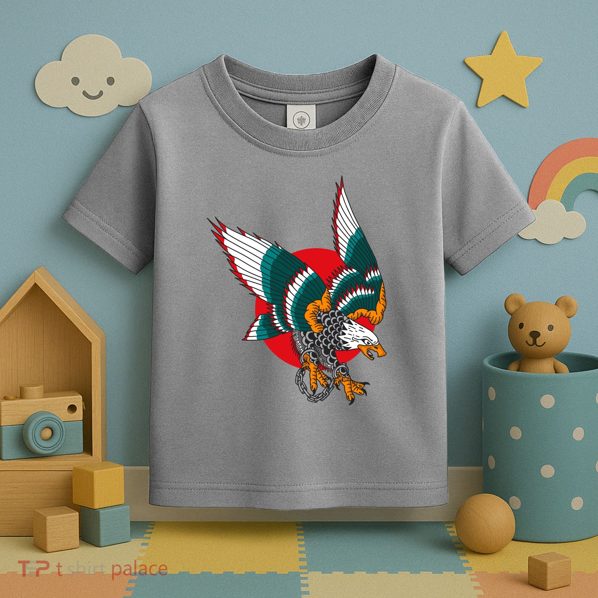 Eagle Handcuffs Toddler T-Shirt
