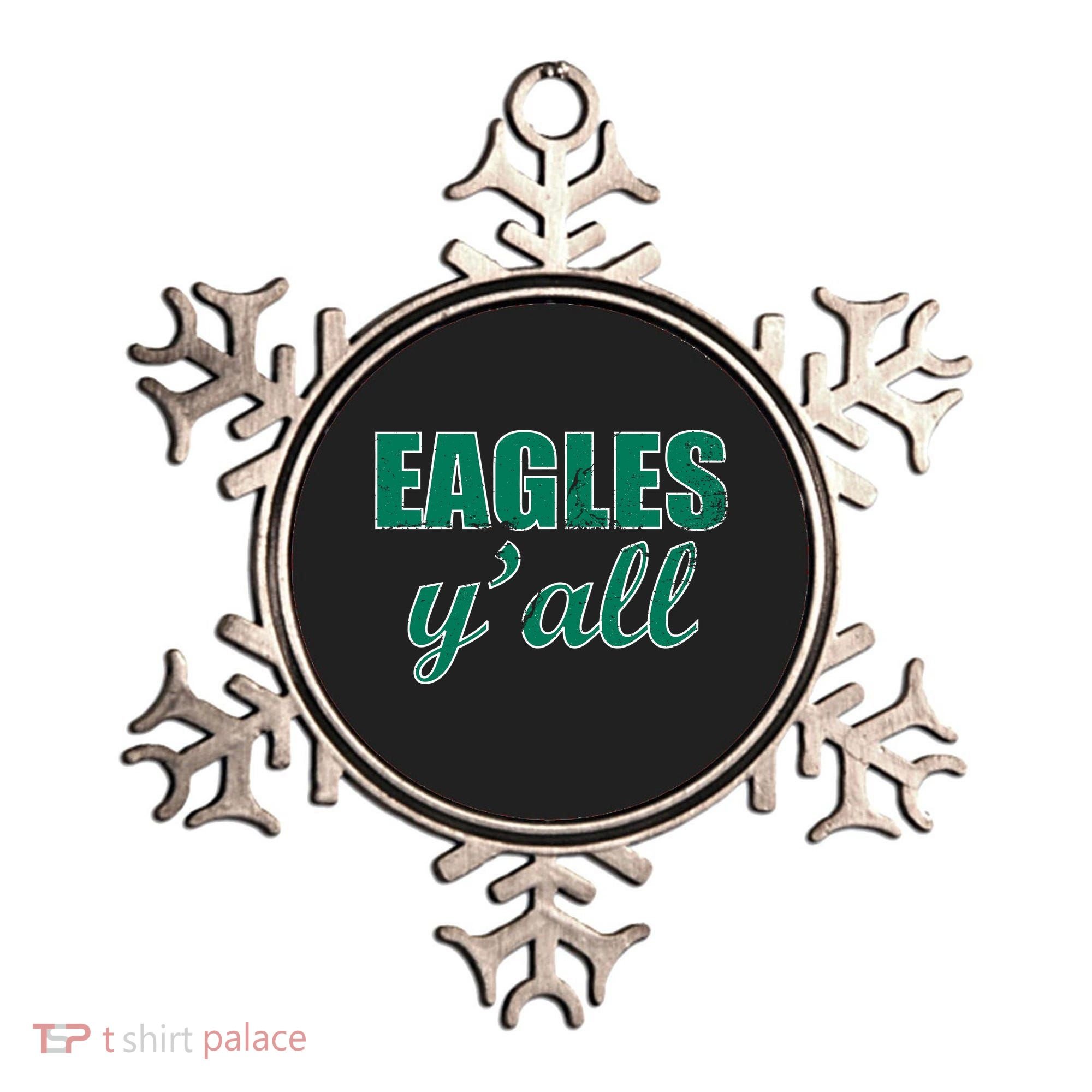 Eagles Y'all Ornament