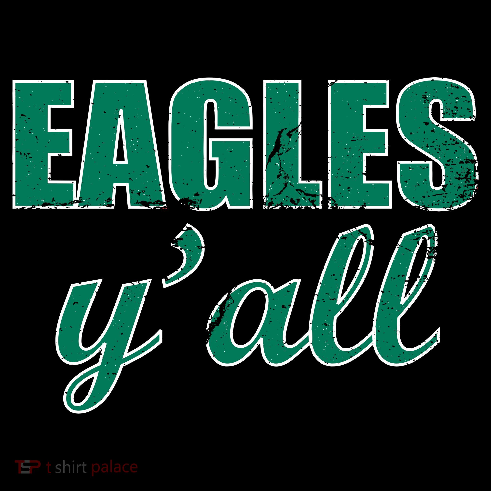 Eagles Y'all Ornament