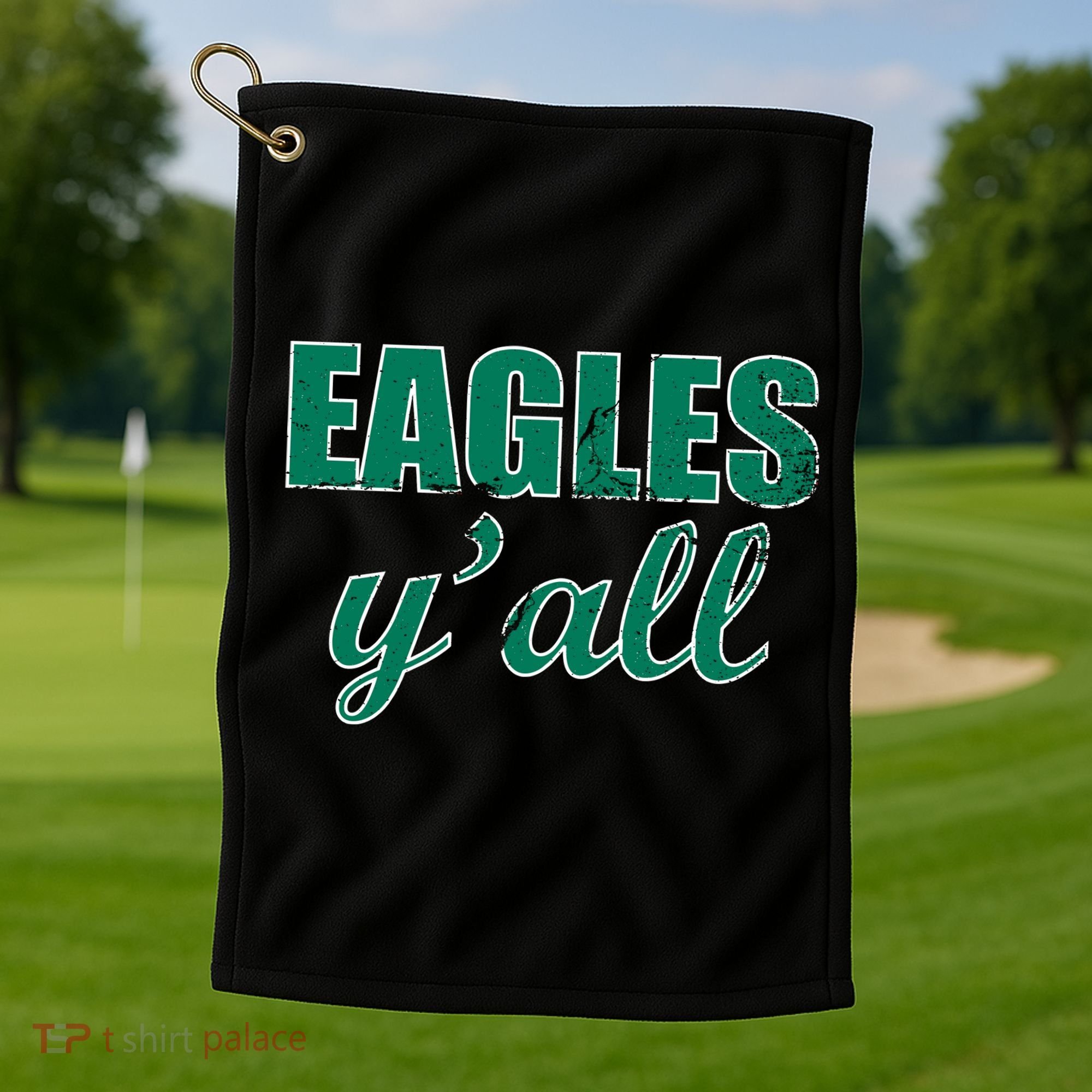 Eagles Y'all Golf Towel