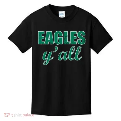 Eagles Y'all Kids T-Shirt