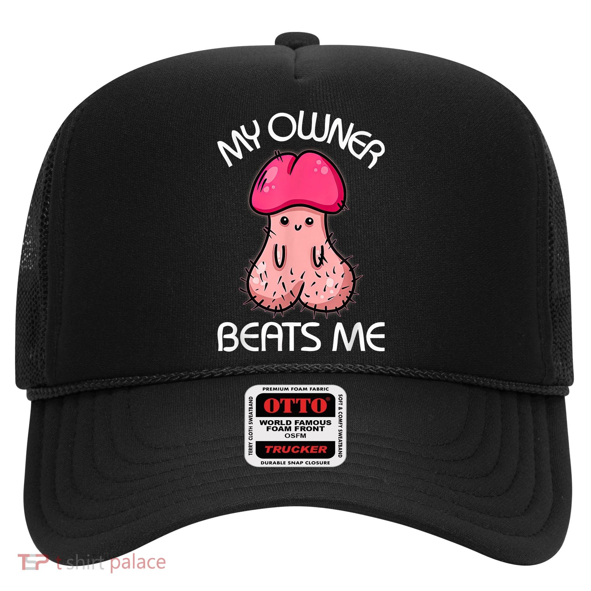 Embarrassing Adult Humor Inappropriate My Owner Beats Me Hat