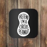 Easy Adult Halloween Costumes Pretend IM A Circus Peanut Coaster thumb 0