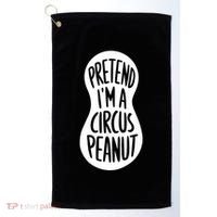 Easy Adult Halloween Costumes Pretend IM A Circus Peanut Golf Towel thumb 0