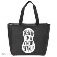 Easy Adult Halloween Costumes Pretend IM A Circus Peanut Tote Bag thumb 0