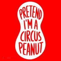 Easy Adult Halloween Costumes Pretend IM A Circus Peanut Santa Hat thumb 1