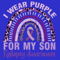 Epilepsy Awareness I Wear Purple For My Son Epilepsy  Sweatshirt thumb 3