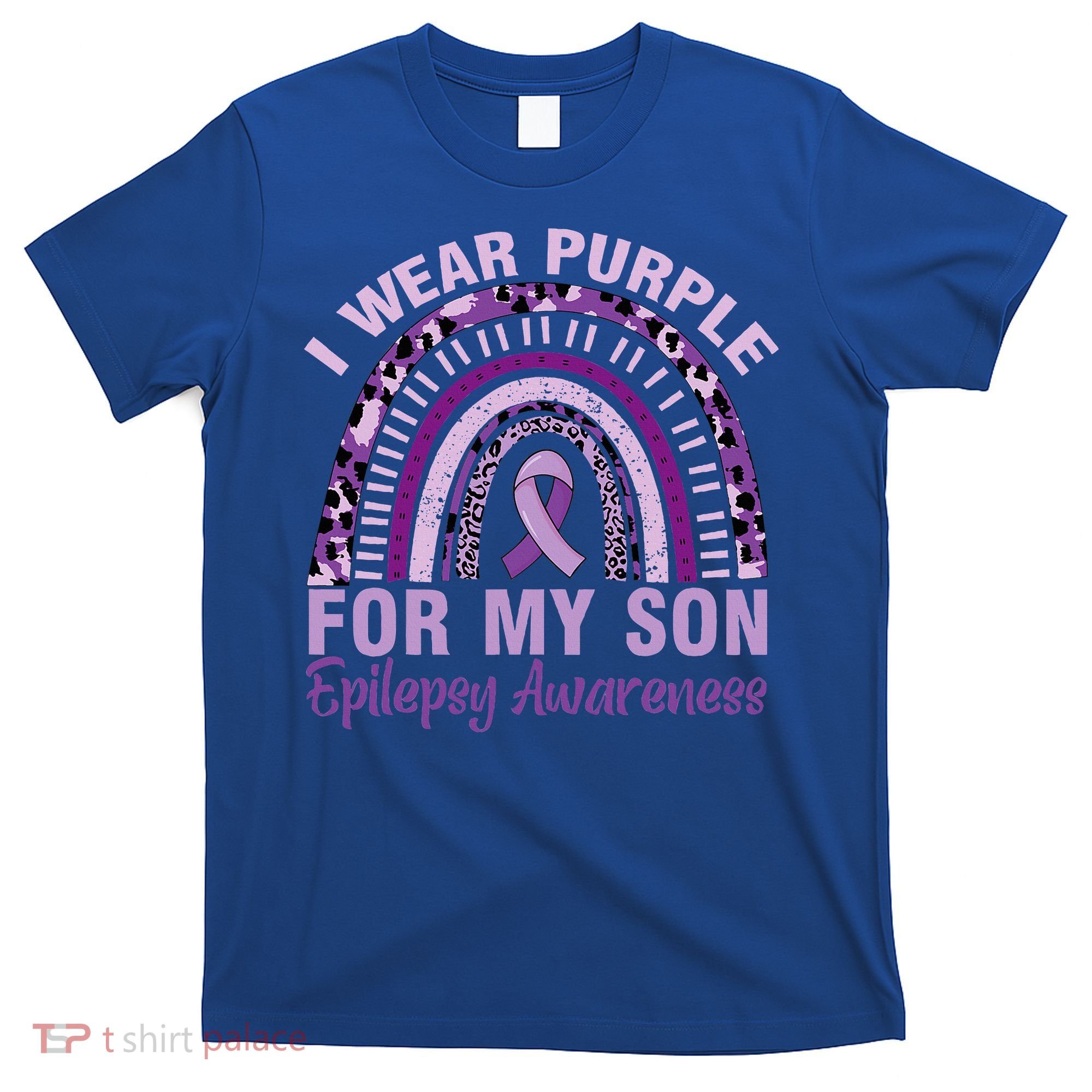 Epilepsy Awareness I Wear Purple For My Son Epilepsy  T-Shirt