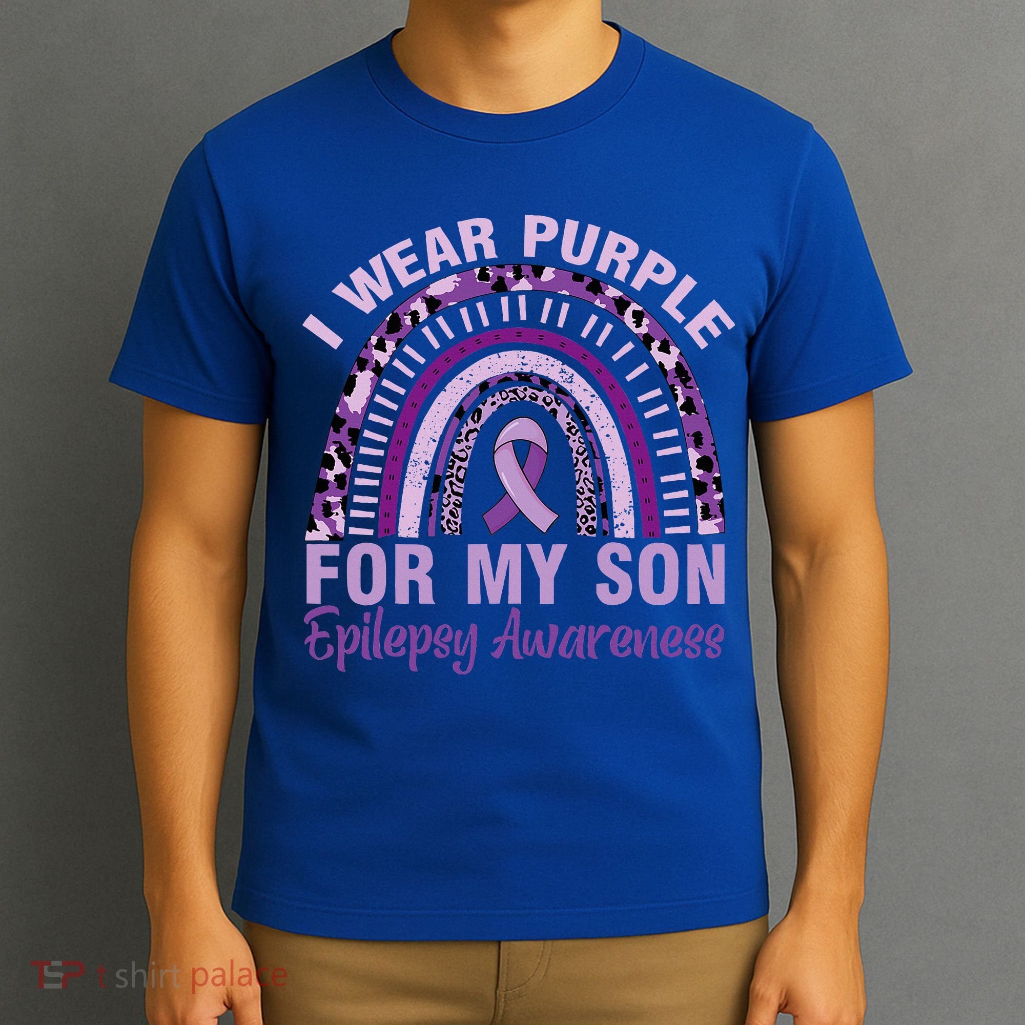 Epilepsy Awareness I Wear Purple For My Son Epilepsy  T-Shirt