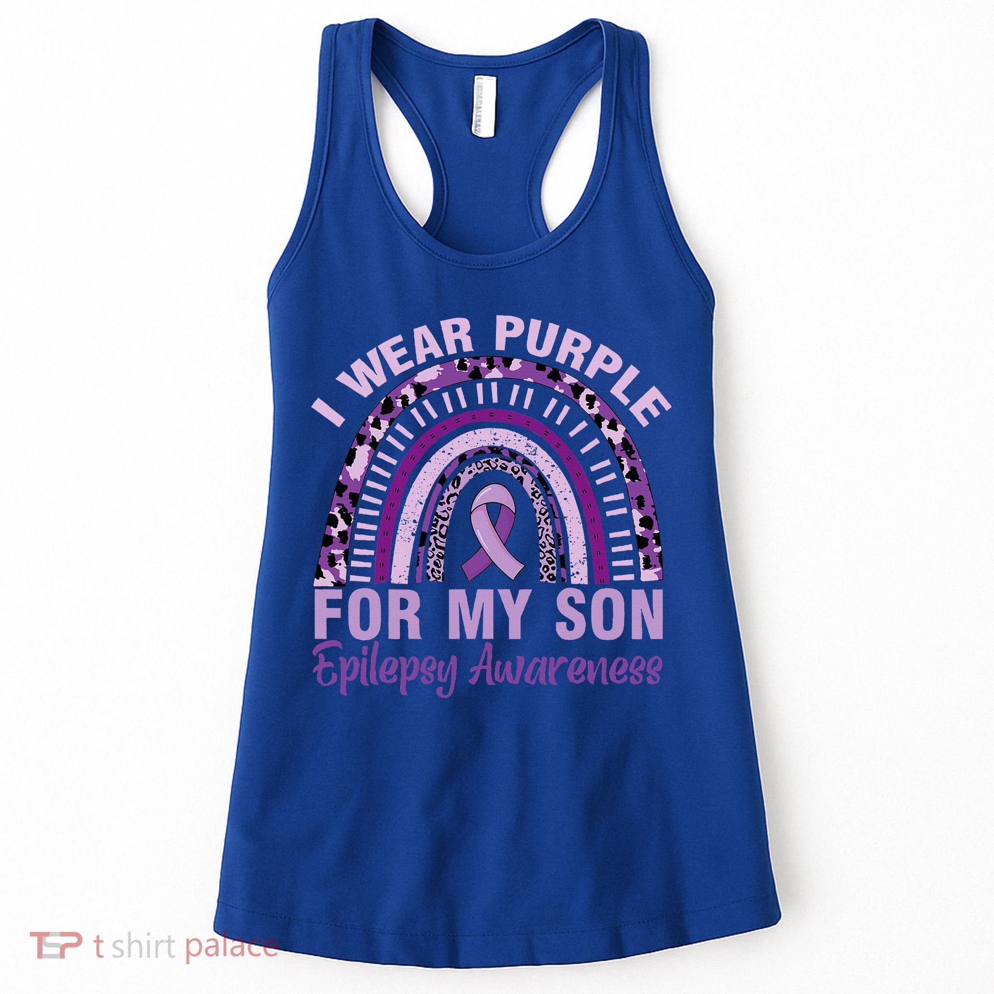 Epilepsy Awareness I Wear Purple For My Son Epilepsy  Women's Tank Top