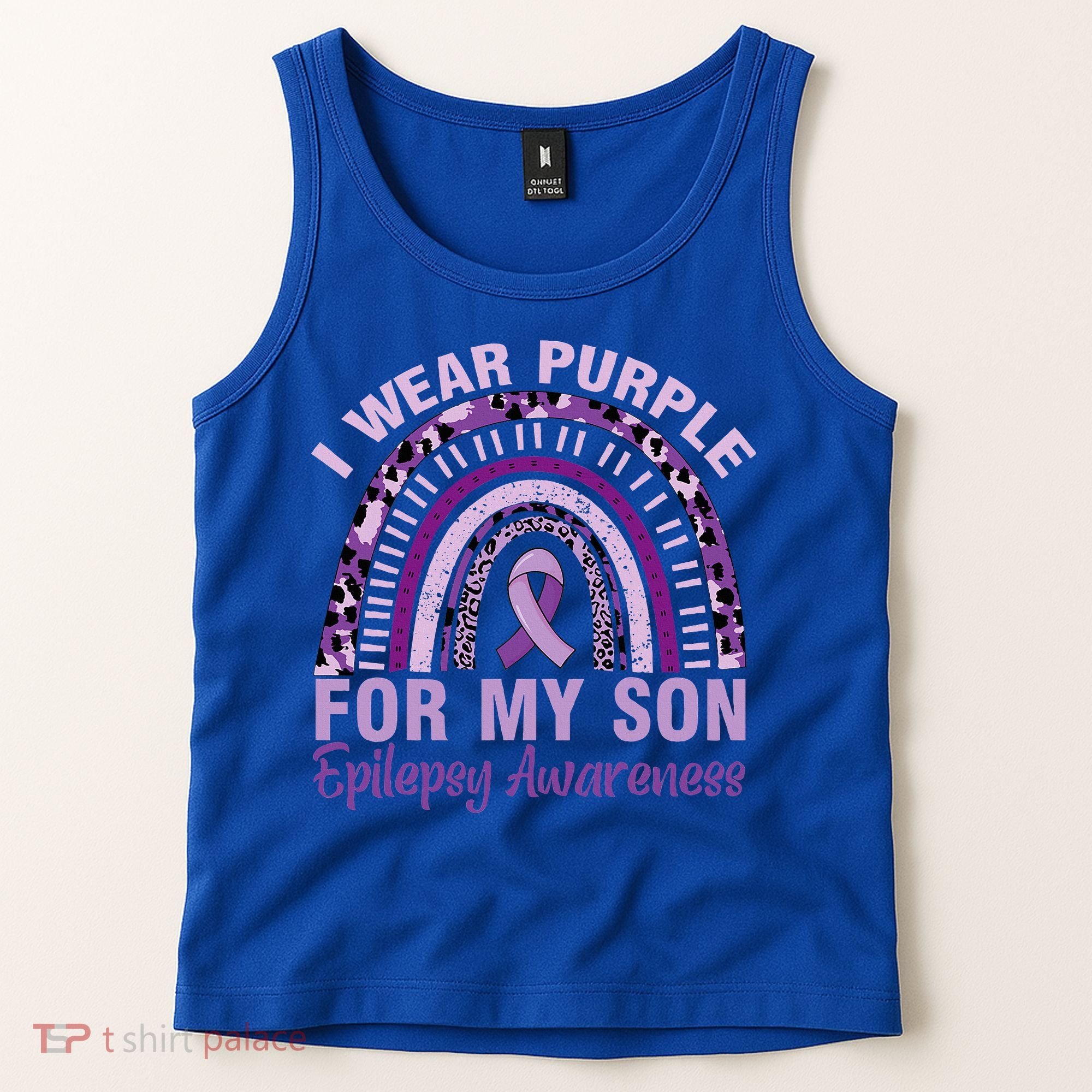 Epilepsy Awareness I Wear Purple For My Son Epilepsy  Tank Top