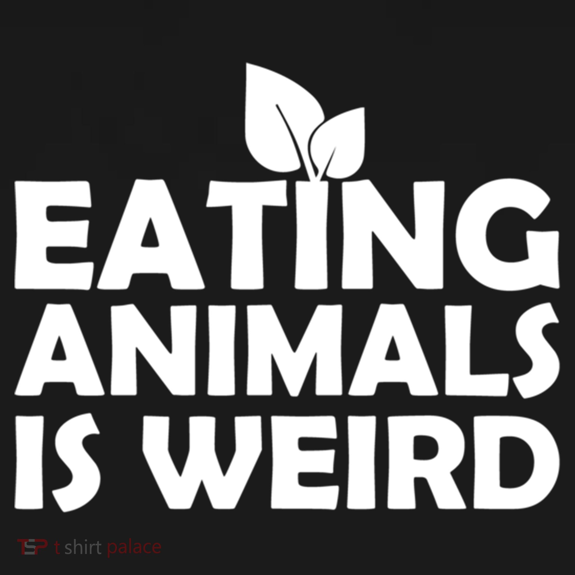 Eating Animals Is Weird Gift Vegan Vegetarian Support Ornament