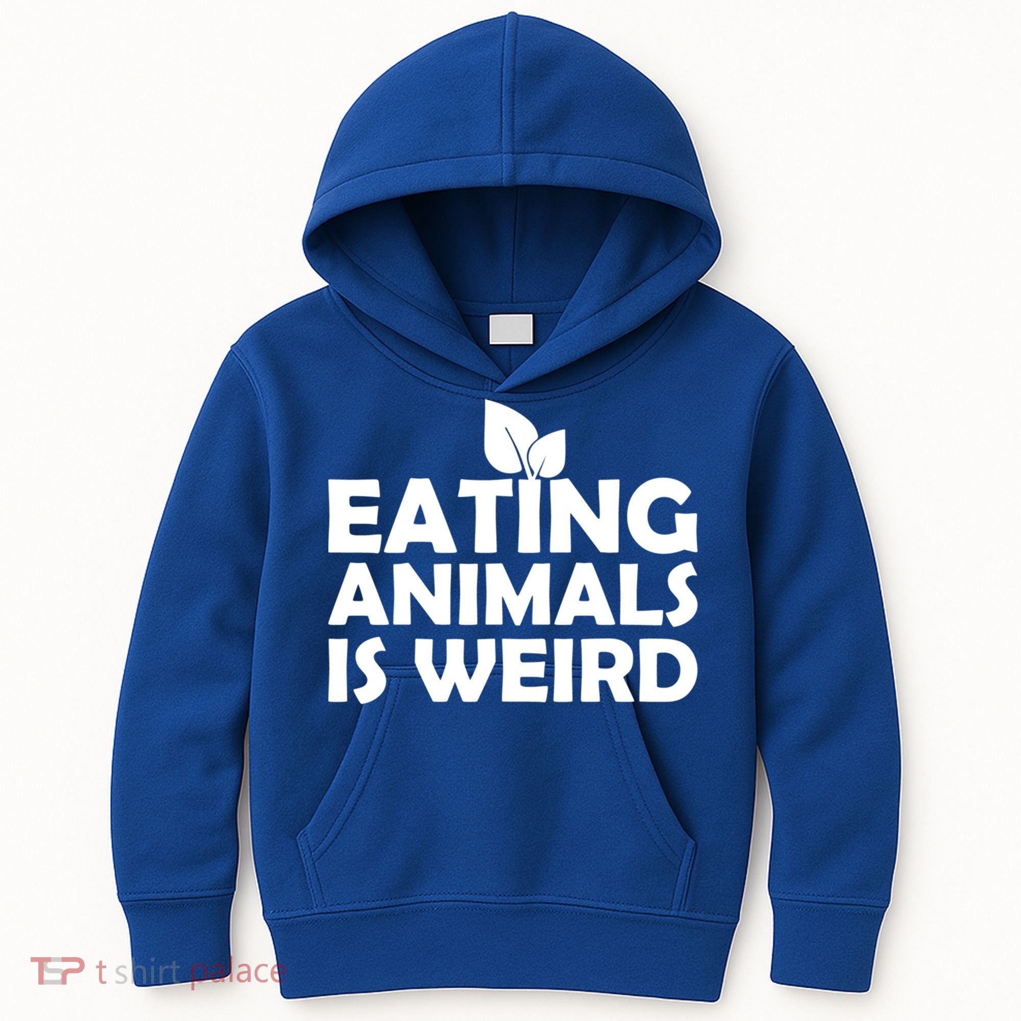 Eating Animals Is Weird Gift Vegan Vegetarian Support Kids Hoodie