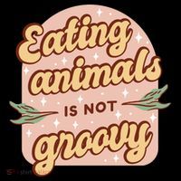 Eating Animals Is Not Groovy Vegan Life Coffee Mug thumb 5