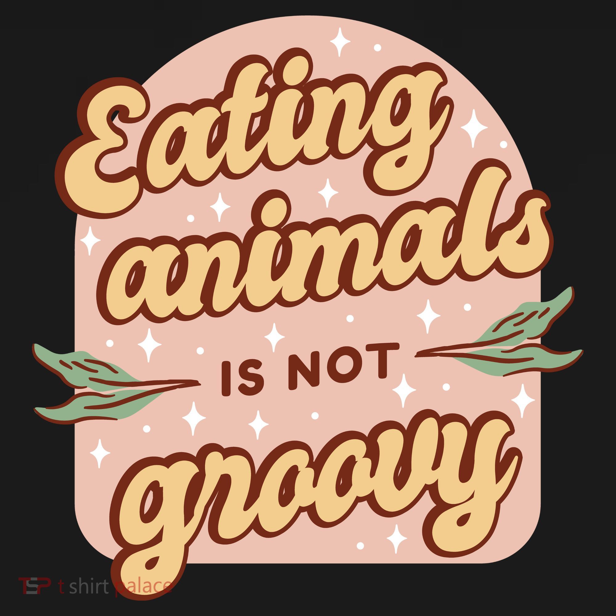 Eating Animals Is Not Groovy Vegan Life Tote Bag