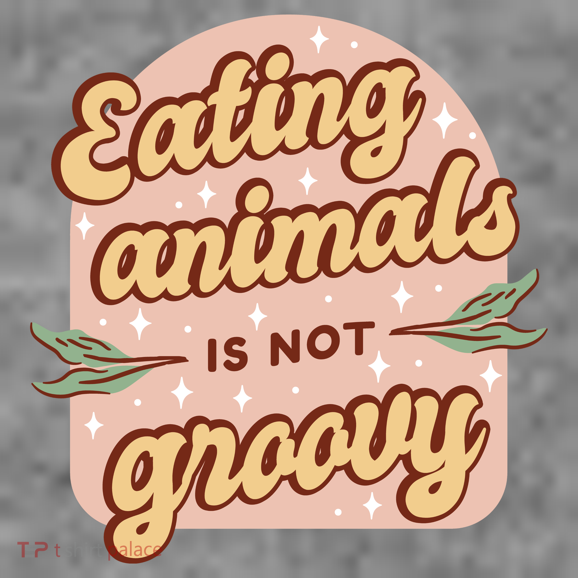 Eating Animals Is Not Groovy Vegan Life Women's Hoodie
